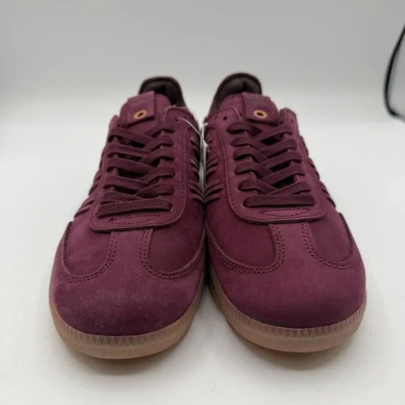 Adidas Samba Deep Hue Pack Shoes Womens 7.5 Burgundy/Maroon Gum Sneakers BY2834 - Picture 4 of 15
